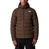 The North Face Giacca da Uomo con Cappuccio Aconcagua 3 Marrone Taglia S Codi...