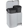 Tontarelli Pattumiera differenziata Tontarelli 810520510D AURORA Patty 2 Grigio