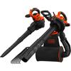 Black & Decker Aspiratore Soffiatore con Zaino 3000 Watt 15 m3/min Black & Decker BEBLV301