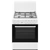 Ducati Cucina a Gas 4 Fuochi Forno Elettrico con Grill 60x60 cm Bianco Ducati SD664WE
