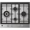 Hoover H-HOB 300 GAS Piano Cottura 4 Fuochi a Gas 60 cm Acciaio Inox HHG6D5WK3X HOOVER