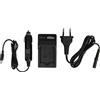 vhbw Caricatore per Panasonic Lumix DMC-S1K DMC-S1A DMC-S1 DMC-FX90K 4,2V +12V