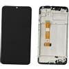 OPPO DISPLAY PER OPPO A15 CPH2185 / A15S CPH2179 / A35 PEHM00 SCHERMO CON FRAME NERO