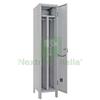 UTENSILERIA 1PZ ARMADIO SPOGLIATOIO SPORCO PULITO SLIM AD UNA ANTA MONTATO CM.36X50X180H: