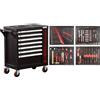 FERMEC CARRELLO PORTAUTENSILI COMPLETO PORTA ATTREZZI 7 CASSETTI 172 UTENSILI FM8506
