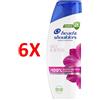 HEAD&SHOULDERS 6 X Head & Shoulders Shampoo Antiforfora Lisci E Setosi 250 Ml