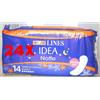 Lines 24 X Lines Idea Notte Extra Lungo Ipoallergenico 14 Pz Assorbenti
