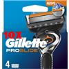 Gillette 10 X Gillette Proglide Manual Ricambio 4 Pz Per Rasoio Manual