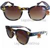 MOSCOT OCCHIALI DA SOLE UOMO JHONNY DEPP Maculato marrone a Sfumare stile Moscot moda