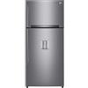 LG GTF744PZPED Frigorifero Doppia Porta, Classe E, 509l, Wi-fi, Door Cooling, Gestione Umidità,dispenser Acqua, Cassetto 0 Gradi, Fabbricatore Del Ghiaccio, Compressore Smart Inverter, Inox