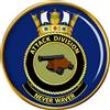 Giftshop UK Attack Division Ran Reale Australiano Blu Scuro Spilla