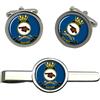 Giftshop UK HMAS ATTACK Spilla E Fermaglio Per Cravatta Set