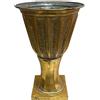 Subitodisponibile VASO Imperiale in metallo colore ORO 40.5x59 cm allestimento 1GD4