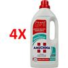 AMUCHINA 4 X Amuchina Additivo Liquido Bucato Igienizzante Con Ammorbidente1 Lt.