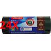VILEDA 24 X Vileda Ecobag 100% Riciclato 12 Sacchi Pattumiera Con Maniglie 50 Lt 70x75