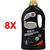 SPUMADISCIAMPAGNA 8 X Spuma Di Sciampagna Detersivo Bucato Lavatrice - Nero Puro Igienizzante - R
