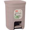 Stefanplast Pattumiera Cestino da Bagno con Pedale 6L Domus Plastica Piccola
