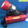 TrAdE Shop Traesio SET 2 TORCE LAMPADE LED FRONTALE E TORCIA PER CAMPEGGIO PESCA BICI GRUNDIG