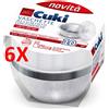 CUKI 6 X Cuki Vaschette Alluminio Con Coperchi (ts21) Per Sughi - 10 Pezzi - Lt 0,14