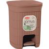 Stefanplast Pattumiera Cestino da Bagno con Pedale 6L Domus Plastica Piccola