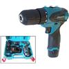 TrAdE Shop Traesio TRAPANO AVVITATORE A BATTERIA A LITIO VALIGETTA 14.4V CORDLESS DOPPIA BATTERIA