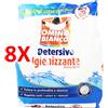 OMINOBIANCO 8 X Omino Bianco Detersivo+igienizzante 20 Lavaggi Kg 1,100