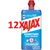 AJAX 12 X Ajax Detersivo Pavimenti Disinfettante Senza Candeggina Multi Superficie P