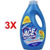 ACE 3 X Ace Detersivo Lavatrice Liquido Igienizzante - Profumo Classico 27 Lavaggi
