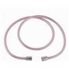 Cleafe TUBO LACCIO FLESSIBILE DOCCIA 2METRI LACCIO PVC RIVESTIMENTO ROSA RICAMBIO 87295