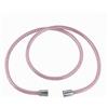 Cleafe TUBO LACCIO FLESSIBILE DOCCIA RICAMBIO 1,8 MT LACCIO PVC RIVESTIMENTO ROSA 87294