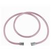 Cleafe TUBO RICAMBIO LACCIO FLESSIBILE DOCCIA 1.5 MT LACCIO PVC RIVESTIMENTO ROSA 87293