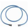 Cleafe TUBO RICAMBIO LACCIO FLESSIBILE DOCCIA 1.5 MT LACCIO PVC RIVESTIMENTO BLU 87296