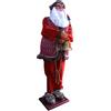 COSE DA CASA Babbo Natale rosso che canta e balla si muove grande Gigante cm 180 decorazione