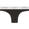 Calvin Klein Donna Slip Brasiliana con Fascia con Logo, Nero (Black), S