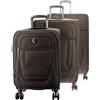 DELSEY PARIS - HELIUM DLX - Set di 3 Valigie Morbide 55 cm/ 71 cm/ 83 cm - Moka