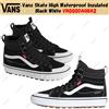 Vans Skate Alto Impermeabile Isolato Nero Bianco VN000DAQBA2 Taglia Uomo