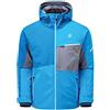 Dare 2b Supercell PRO Waterproof Breathable Taped Seams Underarm Vents Detachable Hood with Wired Peak Jacket, Giacche Uomo, Metilblu/petrolblue, XXL
