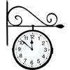 Poolmaster 52608 - Orologio da parete per interni o esterni, misura media, colore: Nero