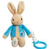 Rainbow Designs PO1451 Beatrix Potter Peter Rabbit Jiggle Attachable Soft Toy - Unisex Pram Toy for Toddlers and Babies