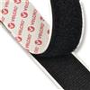 Corderie Italiane Velcro® adesivo, maschio e femmina, nero, 25 mm - 1,5 mt