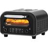 ZACHVO Forno per pizza elettrico - fino a 450℃, 5 tipi di pizza preimpostati, touchscreen e manopole rotanti, timer da 1 a 60 minuti, corpo in acciaio inossidabile, per pizza da 32 cm