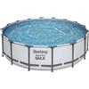 BESTWAY 5612Z PISCINA FUORITERRA ROTONDA CON STRUTTURA 488 x H 122 cm COMPLETA