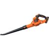 BLACK+DECKER Soffiatore a batteria pulizia giardino leggero Black+Decker GWC1820PC 18V - 2Ah