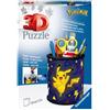 Ravensburger Puzzle Ravensburger 11257 3D Portapenne Pokemon, creativo e funzionale