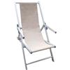Cosma SDRAIO SEDIA SPIAGGIA POLTRONA BRACCIOLI GIARDINO CAMPEGGIO ALLUMINIO MOD.MARE