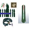 MADE IN ITALY RETE METALLICA PLASTIFICATA + PALETTI + FILO PLASTIFICATO + TENDIFILO KIT100 CM