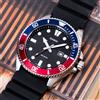 Casio Orologio CASIO Diver MDV-107-1A3 Duro uomo collection rosso blu cinturino resina