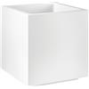 Veca Vaso fioriera QUADRATO CUBO MATHERIA in plastica CON RUOTE 30CM VECA vari colori