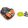 WORX Vision WR208E.1 Robot Tagliaerba a batteria 20V Area di Taglio 800mq senza filo perimetrale & WA0872 Vision - Banda Magnetica Off-Limits per robot tosaerba Landroid VISION