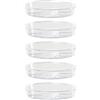 Palucart [5, 10, 15, 20] SOTTOVASI IN PLASTICA 12 cm Trasparenti per Vasi Fiori e Piante